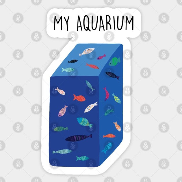 My Aquarium Sticker by SuperrSunday